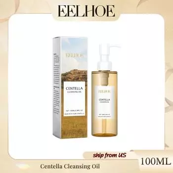 Eelhoe Centella Cleansing Oil Refreshing And Gentle Cleansing Face Eye And Lip Makeup Remover Quick Easy Rinse Makeup Remover 100ml Boxed