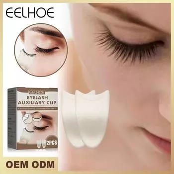 EELHOE Вспомогательный щипцы для завивки ресниц Вспомогательный косметический инструмент Палочка для завивки накладных ресниц Подводка для глаз для начинающих 2PCS