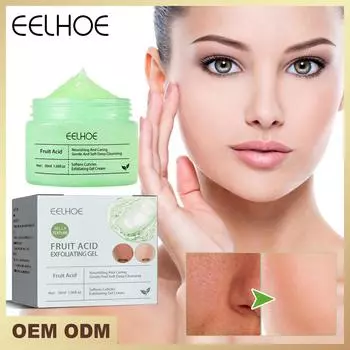 Гель-эксфолиатор Eelhoe Глубоко очищает, удаляет омертвевшую кожу, очищает поры, питает, улучшает тусклость, укрепляет, отбеливает, скрабы для лица 30ml