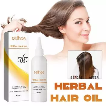 EELHOE Эфирное масло розмарина для волос Масла для роста волос Чистые натуральные 60 мл Эфирные масла для волос для питания блестящих волос Здоровый уход за волосами 60ml