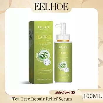 EELHOE Эссенция против угревой сыпи с экстрактом чайного дерева уменьшает прыщи и мелкие морщинки очищает кожу сужает поры и увлажняет кожу 100ml Boxed