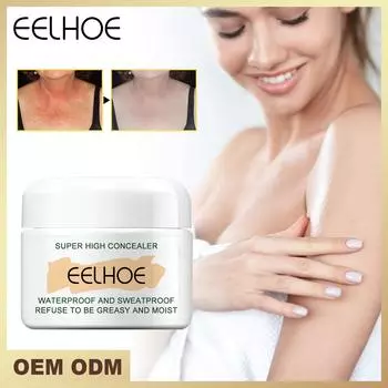 EELHOE консилер для тела, жидкий водостойкий тональный крем, тональный крем для тела, отбеливающий крем для тела, блеск для кожи, консилер для макияжа Ivory 10g