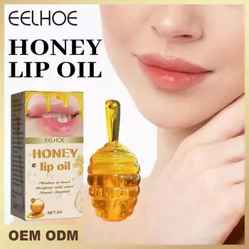 EELHOE Lovely Honey Pot, масло для губ, свежие фрукты, бальзам для губ, длительный увлажняющий, прозрачное масло для губ, жидкая помада, блеск для губ, косметика для макияжа 5g