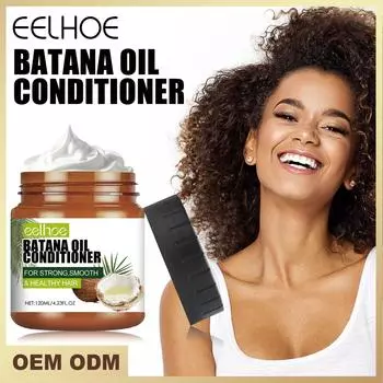 EELHOE Масло-кондиционер для волос Кокосовое масло Разглаживающее восстанавливающее средство для волос После шампуня Сухой спрей Несмываемый кондиционер Уход за волосами 120 мл 120ml
