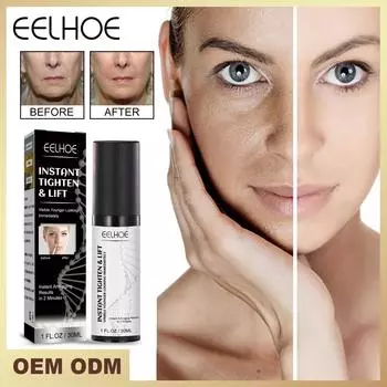 EELHOE масло жожоба, контроль пор, сужение сыворотки для лица, отбеливание, удаление темных пятен, улучшение прыщей, черных точек, уход за сухой кожей 30ml-box