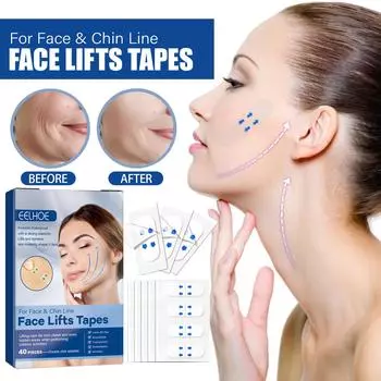 EELHOE Невидимый пластырь для подтяжки лица, разглаживающий тонкие линии и морщины, укрепляющий и подтягивающий кожу лица