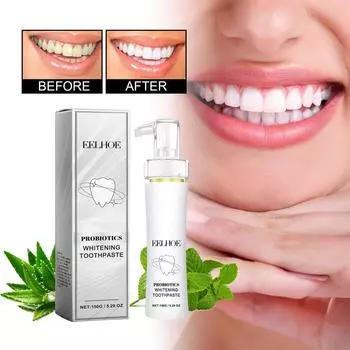Eelhoe очищает зубы от пятен, удаляет дыхание, освежает зубы, отбеливает зубы, мусс, гигиена полости рта, мусс, пена, портативная зубная паста для путешествий, 150 мл 150g