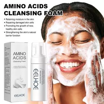 EELHOE очищающее средство для лица, пенка для умывания, удаление черных точек, увлажняющее сужение пор, глубокая очистка, контроль жирности, отбеливание, уход за кожей 60ml