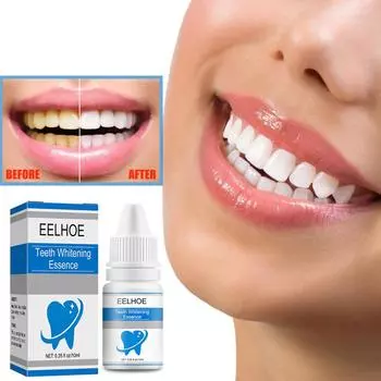 EELHOE отбеливающая эссенция для зубов, удаление пятен налета, гигиена полости рта, отбеливающие средства, очищающие свежее дыхание, инструменты для ухода за стоматологией 1 Pcs