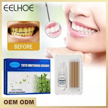Eelhoe Отбеливающая эссенция для зубов, жидкость для гигиены полости рта, чистка, отбеливающая сыворотка для зубов, удаление запаха полости рта, пятна, пятна, отбеливатель, инструменты для ухода за зубами
