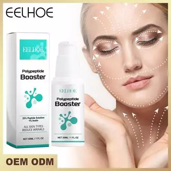 EELHOE Пептиды сыворотка для лица, увлажняющая, отбеливающая, укрепляющая, выцветает, тонкие линии, против морщин, против старения, эссенция для глубокого ухода, 30 мл 30ml