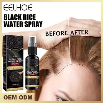 EELHOE Рис Ферментированное масло для роста волос Эссенция Спреи для роста Сыворотка для роста Богатые питательные ингредиенты способствует более густому укреплению 30 мл