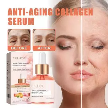 EELHOE Rose Oil VC Увлажняющая эссенция Укрепление лица Увлажнение Против морщин Старение Морщины Заголовки 30ml