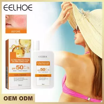 Eelhoe солнцезащитный крем для лица и тела, отбеливающий солнцезащитный крем, солнцезащитный крем, защитный крем для кожи, солнцезащитный крем для лица SPF 50/SPF 90 50ml