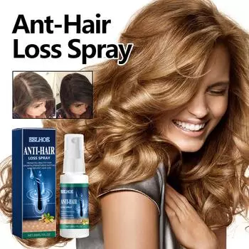 EELHOE спрей для роста волос с женьшенем, эфирные масла, лечение выпадения волос, быстрый рост, предотвращение высыхания волос, вьющиеся, поврежденные, истонченные, восстанавливающий уход, 30 мл 30ml