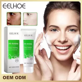 EELHOE средство для мытья лица, удаление черных точек, увлажняющее сужение пор, глубокая очистка, контроль жирности, отбеливание, уход за кожей, очищающее средство для лица 100g
