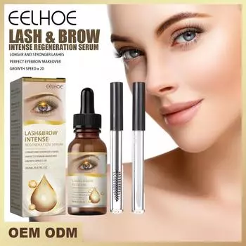 Eelhoe Усилитель роста ресниц Натуральное лечение Сыворотка для ресниц Тушь для ресниц Сыворотка для удлинения роста бровей Сыворотка для удлинения роста бровей 20ml