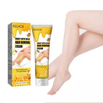 Eelhoe женский травяной крем для депиляции безболезненный крем для удаления волос подмышками, ногами, волосами, уход за телом, бритье, 60 мл