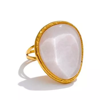 Eetit Изысканное конфетное многоцветное белое розовое синее желтое кольцо из смолы с регулируемым размером золотистого цвета из нержавеющей стали летнее украшение подарок 7 белый