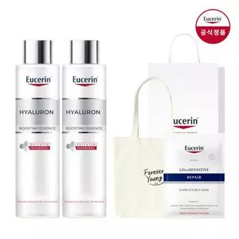 [EEucerin] Гиалуроновая бустерная эссенция 100 мл 1+1 [Увеличение] 1 шт. маска Ulsen + эко-сумка + сумка для покупок (маленький)