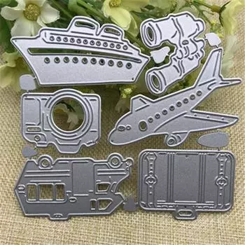 EF Store корабль самолет металлические режущие штампы DIY скрапбук тиснение бумажные карты альбом художественный трафарет