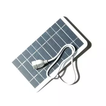 Efficient Solar Charging Fast Charging USB Output Port Lightweight and Portable 2W 5V Solar Panel Charger for Outdoor Use CHINA