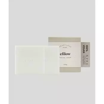 Efilow [2 упаковки] Мыло для лица с экстрактом хауттюйнии сердцевидной и биомного чайного дерева, веганское, 100 г NONE