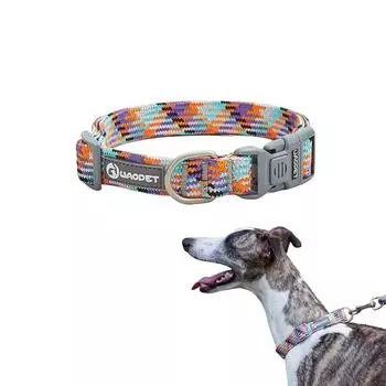 Эффективный ошейник для собак с пряжкой, регулируемые защитные нейлоновые ошейники, быстросъемная пряжка для маленьких, средних и больших собак S (6-22kg)