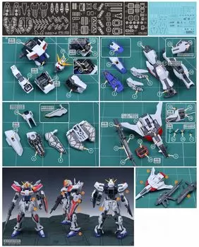 EG 1/144 Build Strike Exceed Galaxy modification detail up high quality stainless steel parts with water transfer decal [item]