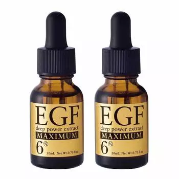 EGF Deep Power Extract Maximum concentrated EGF undiluted serum 20ml x 2 bottles set Concentration Introduced serum in Aging care undiluted serum