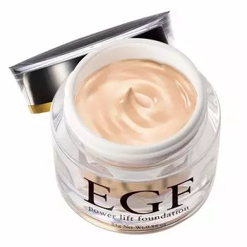 EGF Power Lift Foundation 25 г 3 месяца Высоко увлажняющая кремовая основа с покрытием, ухаживающая за кожей с возрастными изменениями [SPF50+ PA++++ / / Прибл.. поставлять] (натуральный