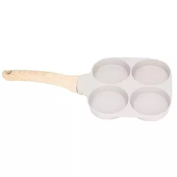Egg Frying Pan Stick Proof Even Heating Flat Base Aluminum Alloy Pancake Pan for Induction Cooker