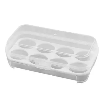 Eggs Box Case Shockproof Egg Holder Kitchen Container Camping Gear (8 Grids)