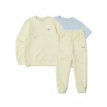 Eider Kids Essential Sweatshirt 3pcs Set Jup232511y Yellow/120
