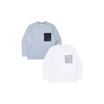 Eider Men S Belly Длинный рукав Круглая футболка Dmp23212 White/L