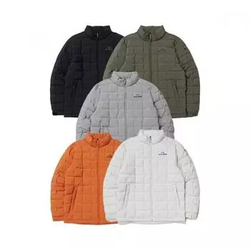 [eider] Men S Croffle Tube Slim gooSe Down Padded Jacket Dmw23502 Heather Grey/M