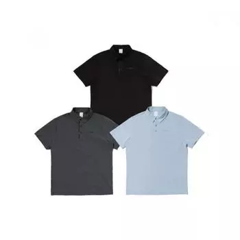 Eider Мужская футболка-поло Vega Woven с коротким рукавом DMM238 Black/M