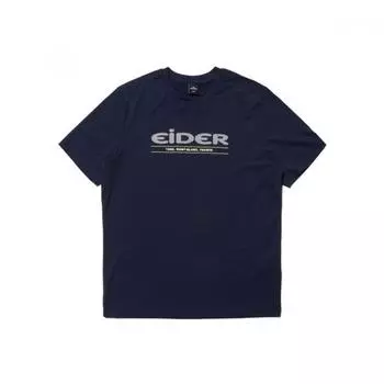 [eider] Slover Round T shirT Dms22282n4 Navy/XXL