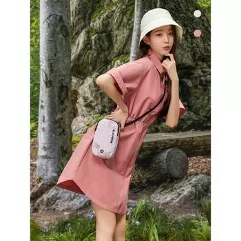 [eider] Wear Jang Won Young Women S Cordura Shirt dreSS Dwm23451 Indian Pink/S