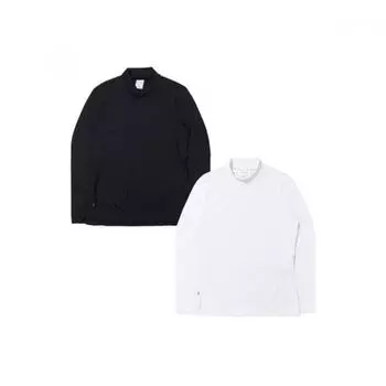 [eider] Women S baSe High Gauge Long Sleeve T ShirT Dwp23233 White/L