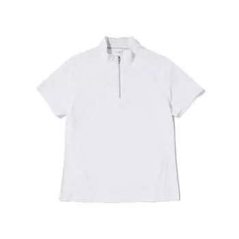 [eider] Women S Belly Ice Zip Up ShorT Sleeve T ShirT Dwm23202w2 White/S