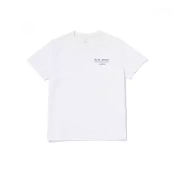 [eider] Women S On The Lock Logo Round T ShirT Dwm23208w2 White/XL