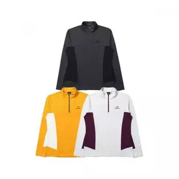 Eider Женская футболка с длинным рукавом и застежкой-молнией FauberT Dwu21212 Light Beige/S