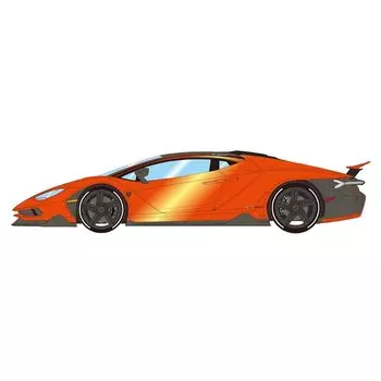 EIDOLON 1/43 Lamborghini Centenario LP770-4 2016 заднее крыло с поднятым Аранчиофуоко Готовый продукт