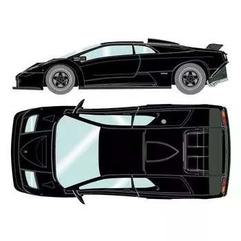 EIDOLON 1/43 lamborghini Diablo GT 1999 черный Готовый продукт