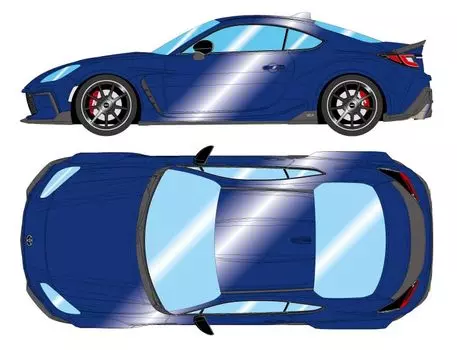EIDOLON GR86 Wide Body 2022 Sapphire Blue Готовый продукт 1/43 Tom s