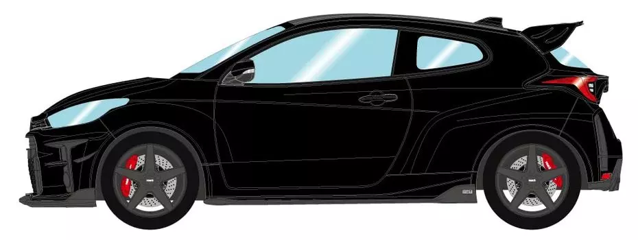 EIDOLON GR Yaris 2021 Precious Black Pearl Finished Product 1/43 TOM S