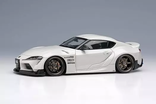 EIDOLON HKS GR Supra Wide Body 2019 Pearl White Finished Product 1/43