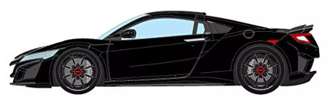 EIDOLON Honda NSX with Option wheel 2016 Berlina Black Finished Product 1/43 (NC1) (Interior Ivory/Black)