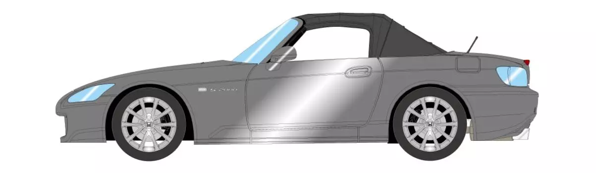 EIDOLON Honda S2000 2005 Moonrock Metallic Готовый продукт 1/18 (АП2)